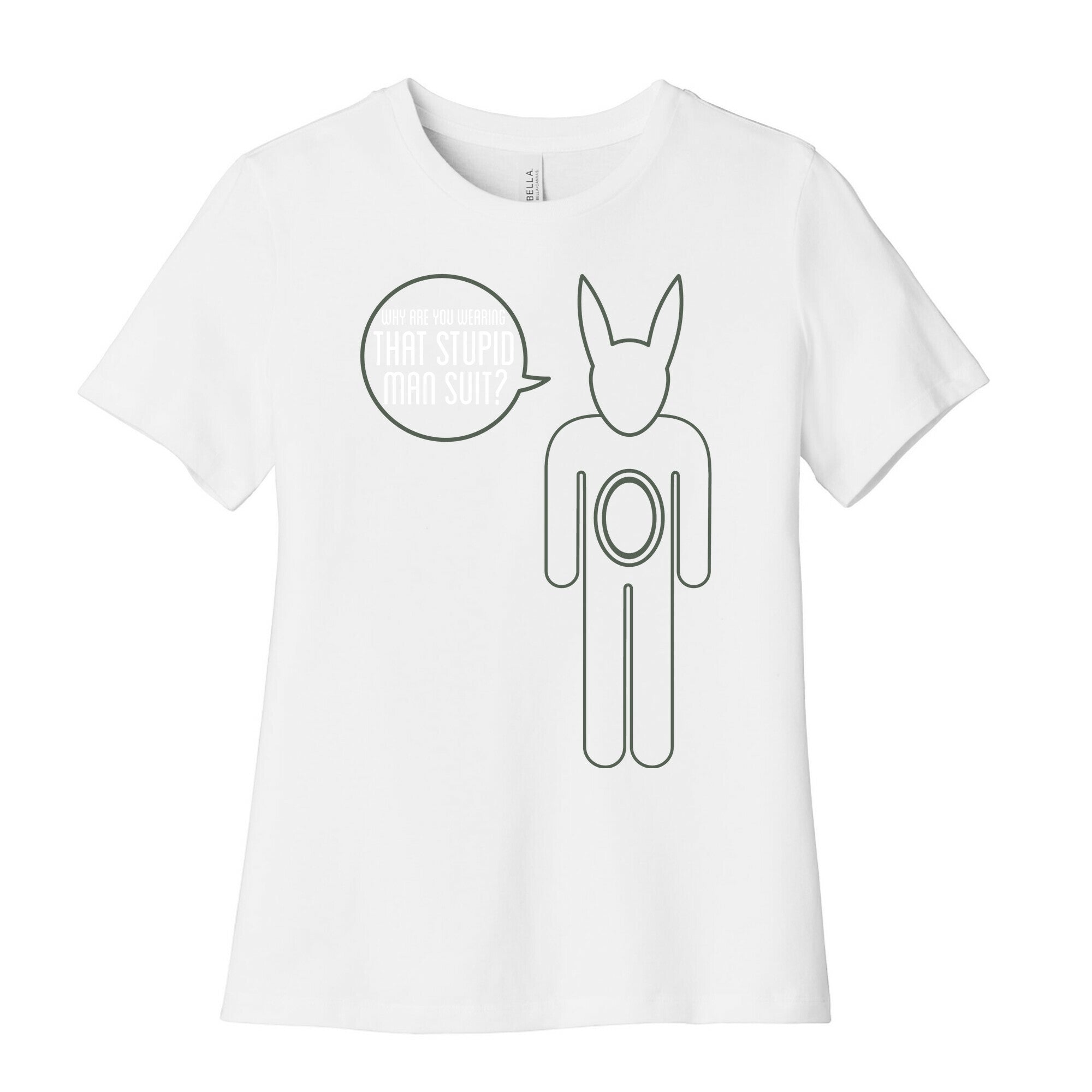 Stupid Man Suit Women's Cotton Tee